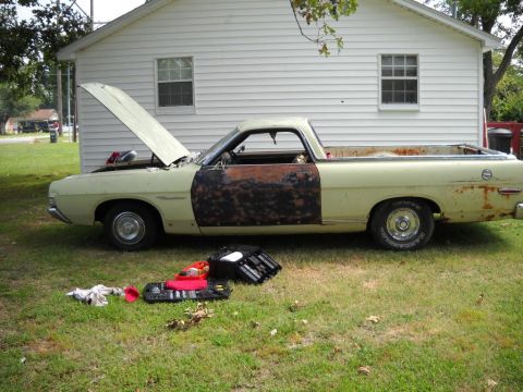 1969 Ford Ranchero - Finally home and the fun begins!!!!