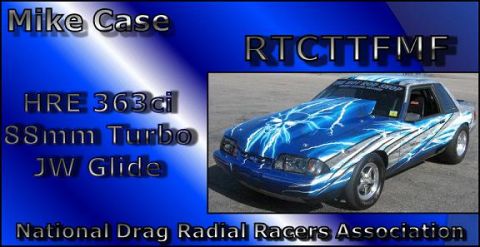 1992 Ford Mustang - This 1992 Ford Mustang features a striking blue paint job with lightning bolt graphics and a custom hood.