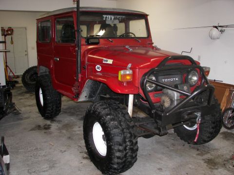 1990 Chevrolet Suburban - This modified Toyota Land Cruiser FJ40 is equipped for off-road adventures.