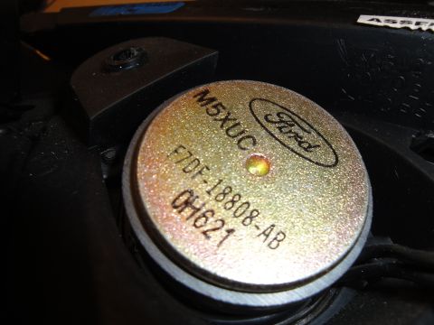 1993 Ford Taurus - A Ford branded speaker component is shown, with visible part numbers and markings.