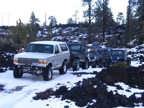 1994 Ford Bronco - Traveling thru the lava cast forest