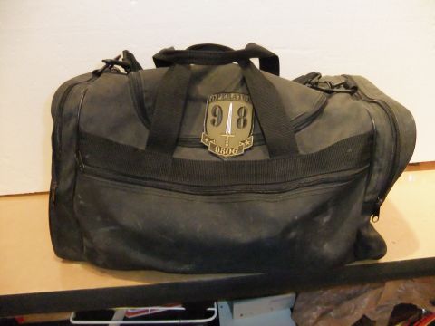 1978 Chevrolet C/K Pickup - A black duffel bag features a patch with the text 'OPERATOR 918 98OG'.