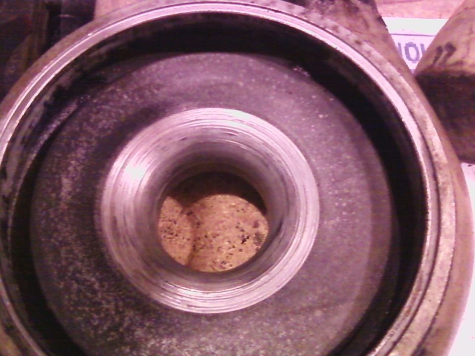 It touched the housing due to a bad bearing