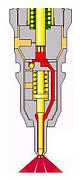 Diesel fuel injector