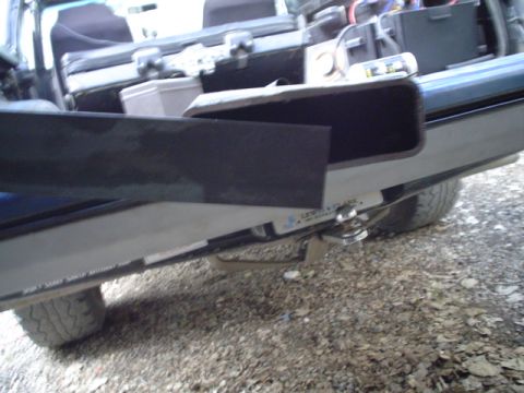 1981 Ford Bronco - the 2" wide peice is to close off the ends when I cut off the corners(to match the front basically)
