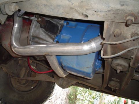 1981 Ford Bronco - H Pipe and new 2 1/4 pipe to the flows