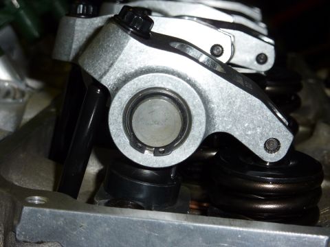 1971 Ford Mustang - Engine components, specifically rocker arms and valve springs, are shown in detail.