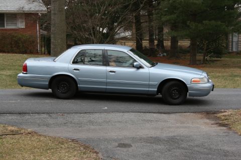1999 Ford Crown Victoria - when i first got her Feburary 2008 from laurel, Maryland