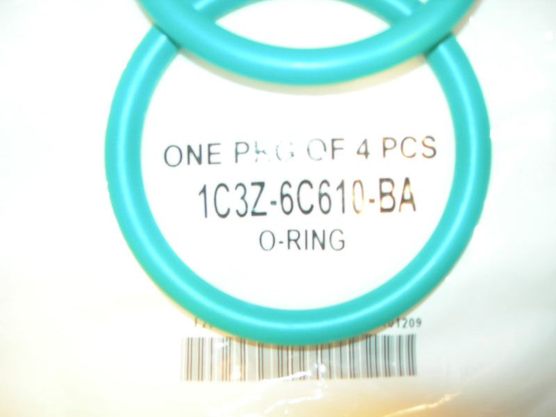 Package of 4 o-rings, part number 1C3Z-6C610-BA