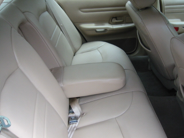 back seat of a 1998 Ford Crown Victoria