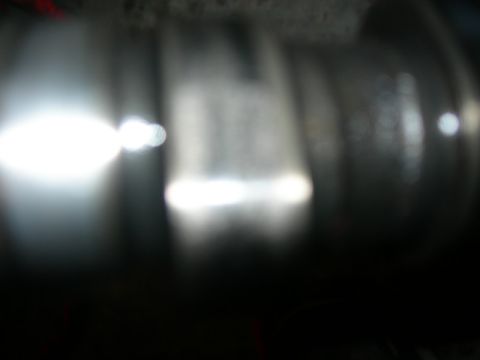 1984 Ford Bronco - Close-up of a blurry engine part, likely from a diesel rebuild project.