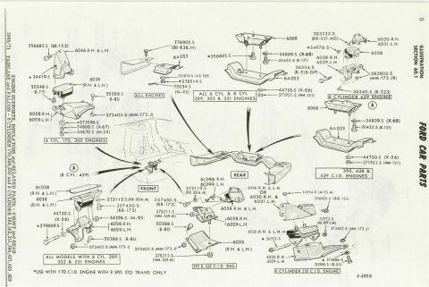 1972 Ford Ranchero - Another engine insulators