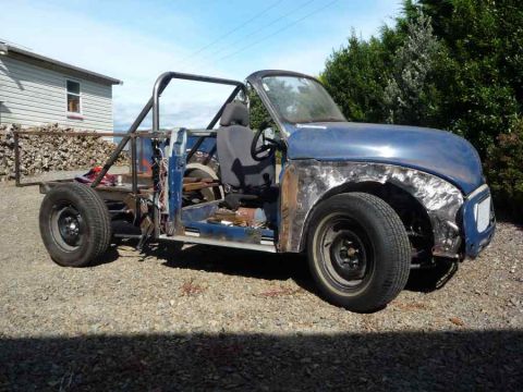 1969 MINI Cooper - This 1969 MINI Cooper is undergoing a custom build with a roll cage and body modifications.