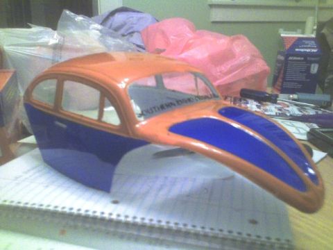 1989 Ford Bronco - This is a custom painted car body shell, not a 1989 Ford Bronco.