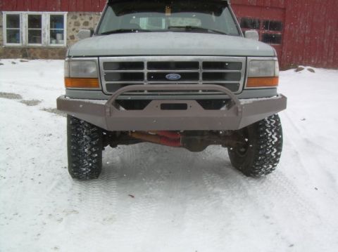 1995 Ford Bronco - put the bumper on with Todd Cimer