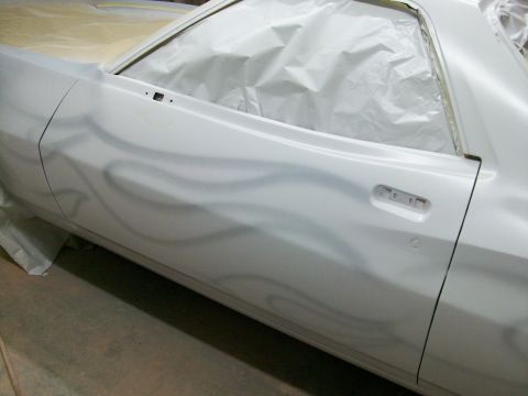 1973 Ford Ranchero - the flames are coming! these are just primer