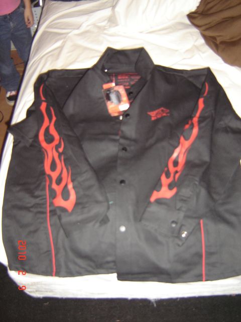 1993 Ford Bronco - Welding jacket with flame design. The date 2010 is visible in the lower left corner.