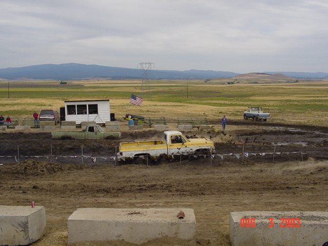 Chevy was hitting the mud hard