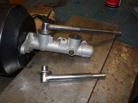 1969 MINI Cooper - Making Brake M/C adapter for remote reservoir