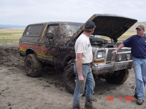 1989 Ford Bronco - Looks like he had fun!!