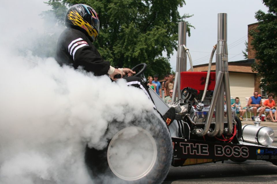 geared for 100 mph wheel speed @ 8000 rpm pulling a 10,000lb skid