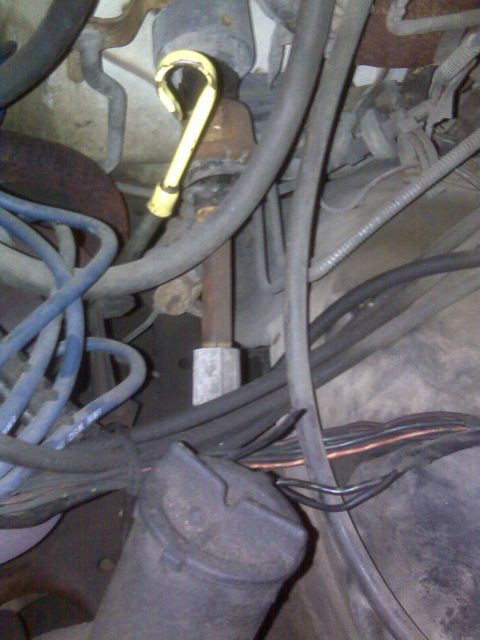 1985 Ford Bronco - Steering column.