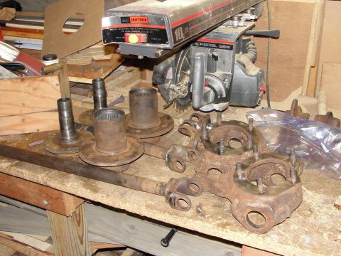 1995 Ford Bronco - parts cleaned up