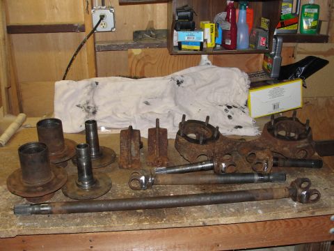 1995 Ford Bronco - parts cleaned up