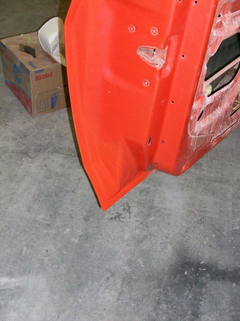 1973 Ford Ranchero - the drivers door, post repairs.