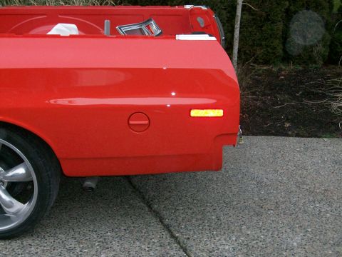 1973 Ford Ranchero - my gas cap turned out great! it was so ugly before--it only had paint on the upper half, the bottom was purple.