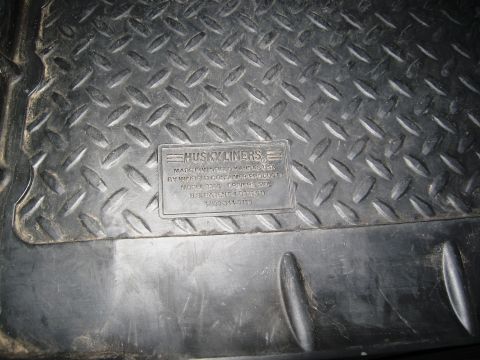 1986 Ford Bronco - This photo shows a Husky Liners floor mat, not a 1986 Ford Bronco.