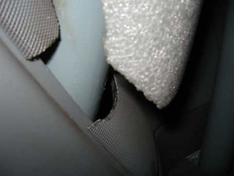 1994 Ford Bronco - Interior shot focusing on the texture and color of the vehicle's upholstery.