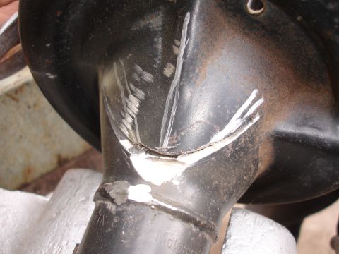 1995 Ford Taurus - This part shows signs of modification and wear, with white paint markings indicating recent work.