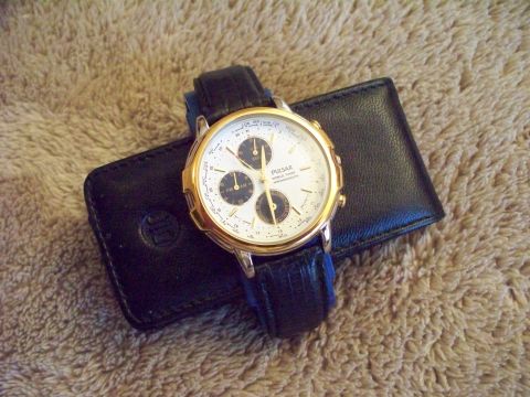 1994 Ford Probe - Pulsar World Time White Face Dark Band