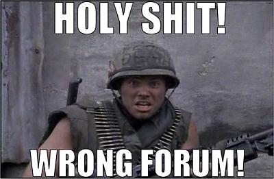 2000 Mercury Grand Marquis - Meme a soldier with text overlay indicating a misplaced post.
