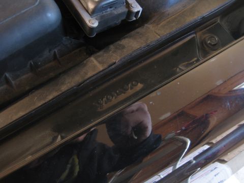 1993 Ford Probe - Embossed 'VOLVO' text is visible on a part within the engine bay.