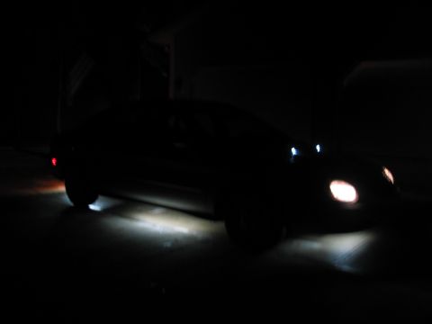 1997 Ford Taurus - another pic of the underglow, from the front/side