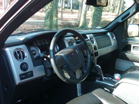 2009 Ford F-150 - Interior view of a 2009 Ford F-150 FX4, highlighting the dashboard and controls.