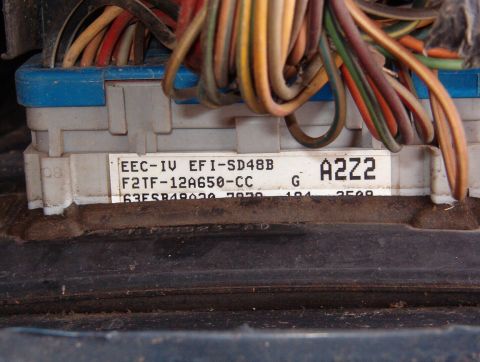 1993 Ford Bronco - EEC calibration code A2Z2 for '93 5.8L 1/2-ton w/E4OD.
