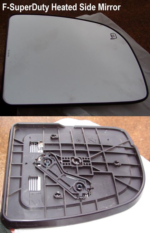 1983 Ford Bronco - F-SuperDuty Heated Mirror Glass (Driver's Upper)
