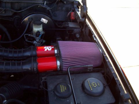 1994 Ford Bronco - K&N Filter = $58 3"x6" exhaust pipe x 2 = $6 K&N FIPK = $299 No Thanks