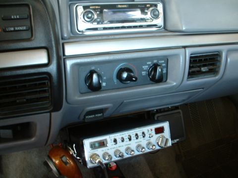 1994 Ford Bronco - CB/CD player.