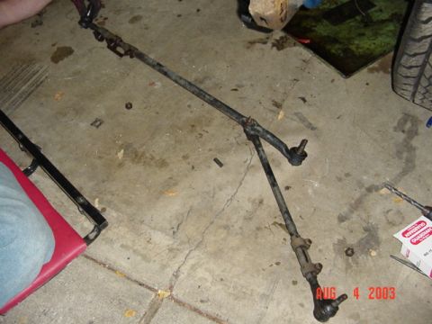1987 Ford Bronco - Got a whole '88 tie rod assembly at the wrecking yard
