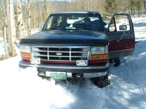 1994 Ford Bronco - Here I am stuck in some snow.