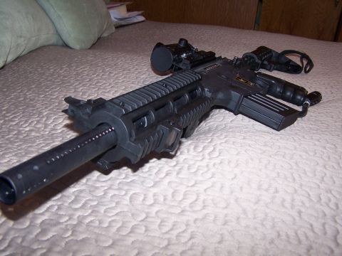 1986 Ford Bronco - This image shows an assault rifle, not a 1986 Ford Bronco.