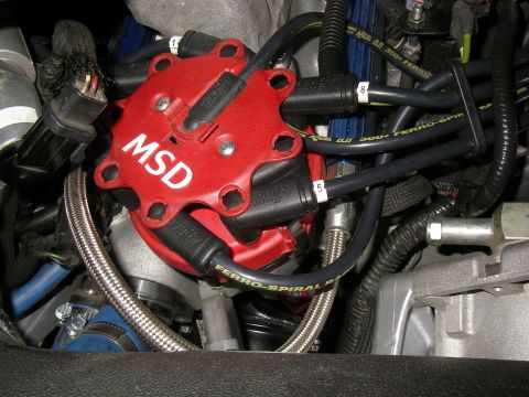 1990 Ford Bronco - MSD Pro Billet Distributor & Accell 300+ Race Wires
