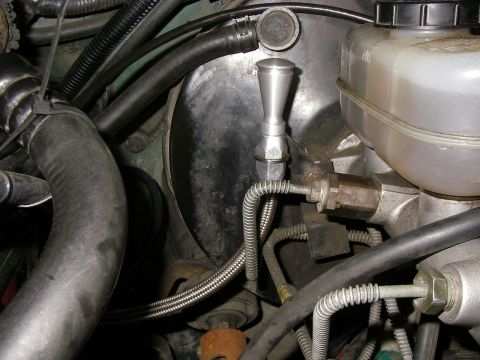 1990 Ford Bronco - Lokar Custom Length Oil Dipstick Top