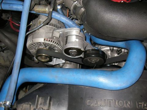 1990 Ford Bronco - New Fan Belt, Fan Belt Tensioner, Pulleys and Goodyear Hi-Miler Hoses
