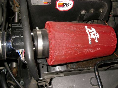 1990 Ford Bronco - Pro-M 75mm Mass Air Sensor & K&N Air Filter