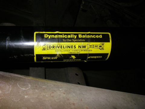 1990 Ford Bronco - Balanced Drive Shafts